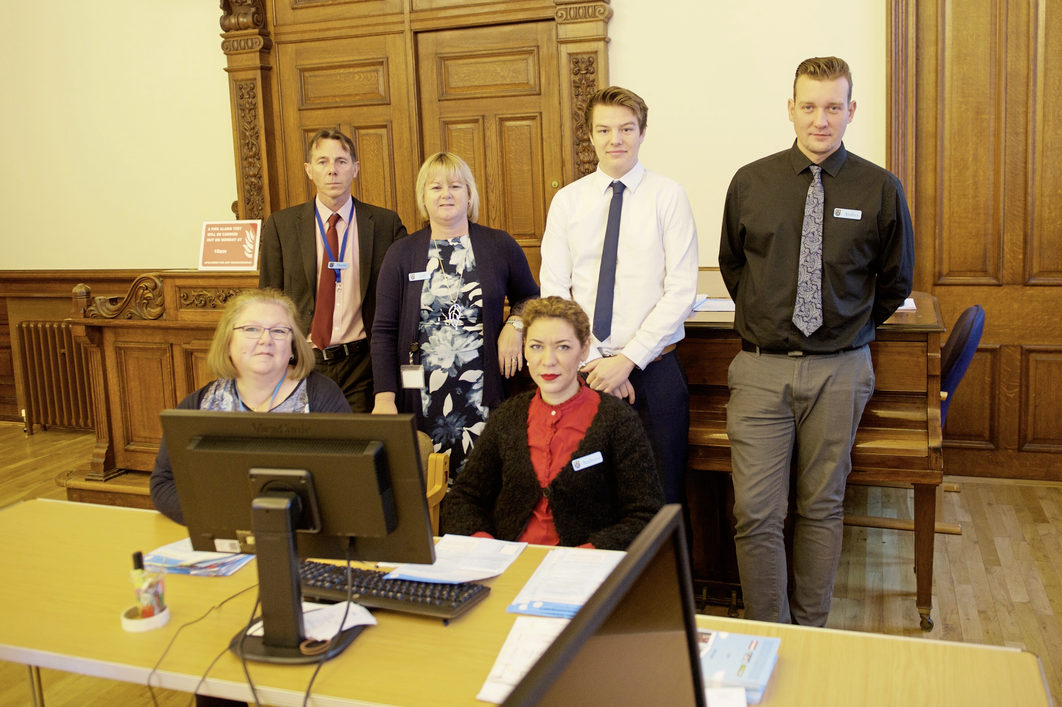 The Town Hall team behind the licences.