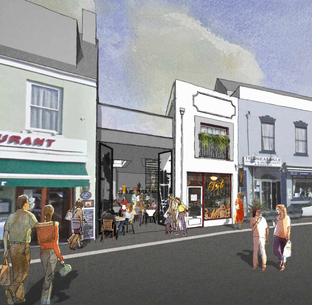 An artist's impression of the proposed scheme