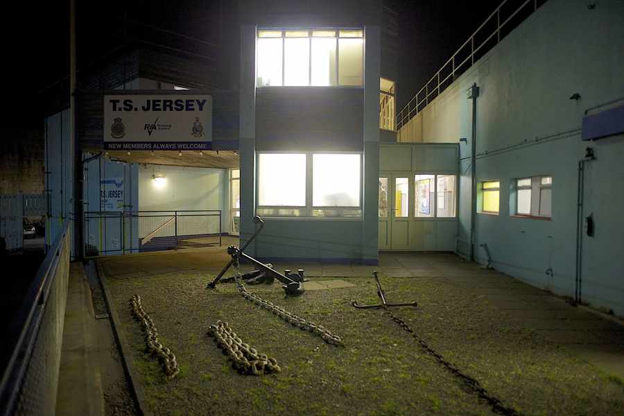 The Sea Cadets' building is run-down and outdated