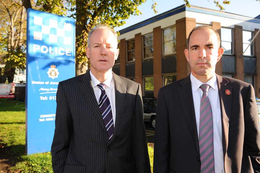 Detective Superintendent Stewart Gull and Detective Chief Inspector Chris Beechey
