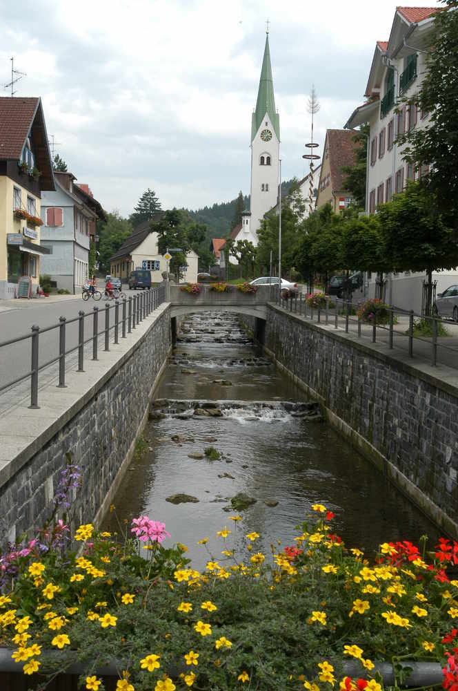 A canal in Bad Wurzach