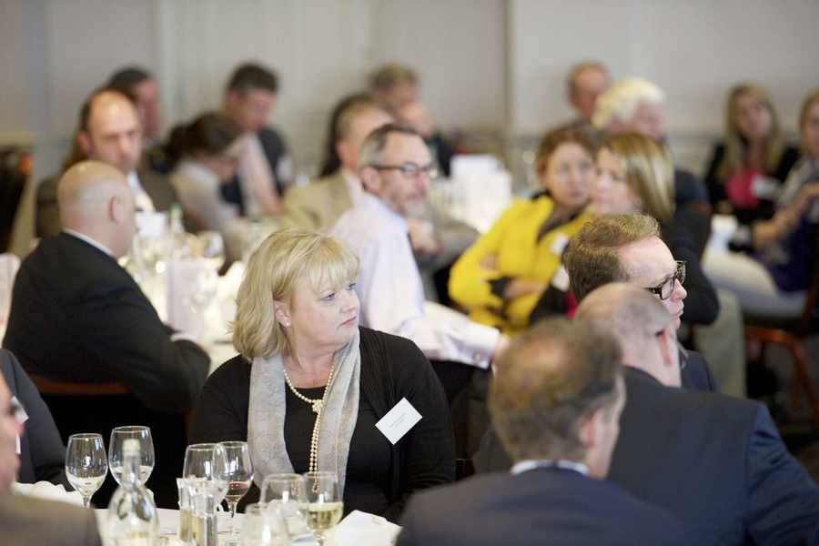 Members of the audience at the Institute of Directors lunch