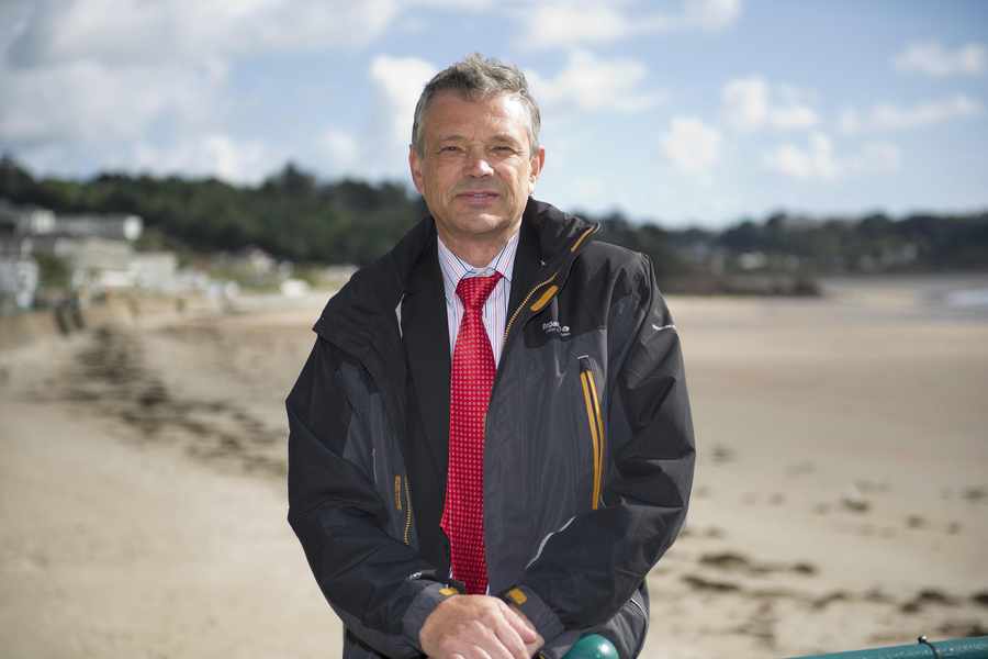 Tony Pallot, pictured here in 2012, was Jersey's principal meteorologist