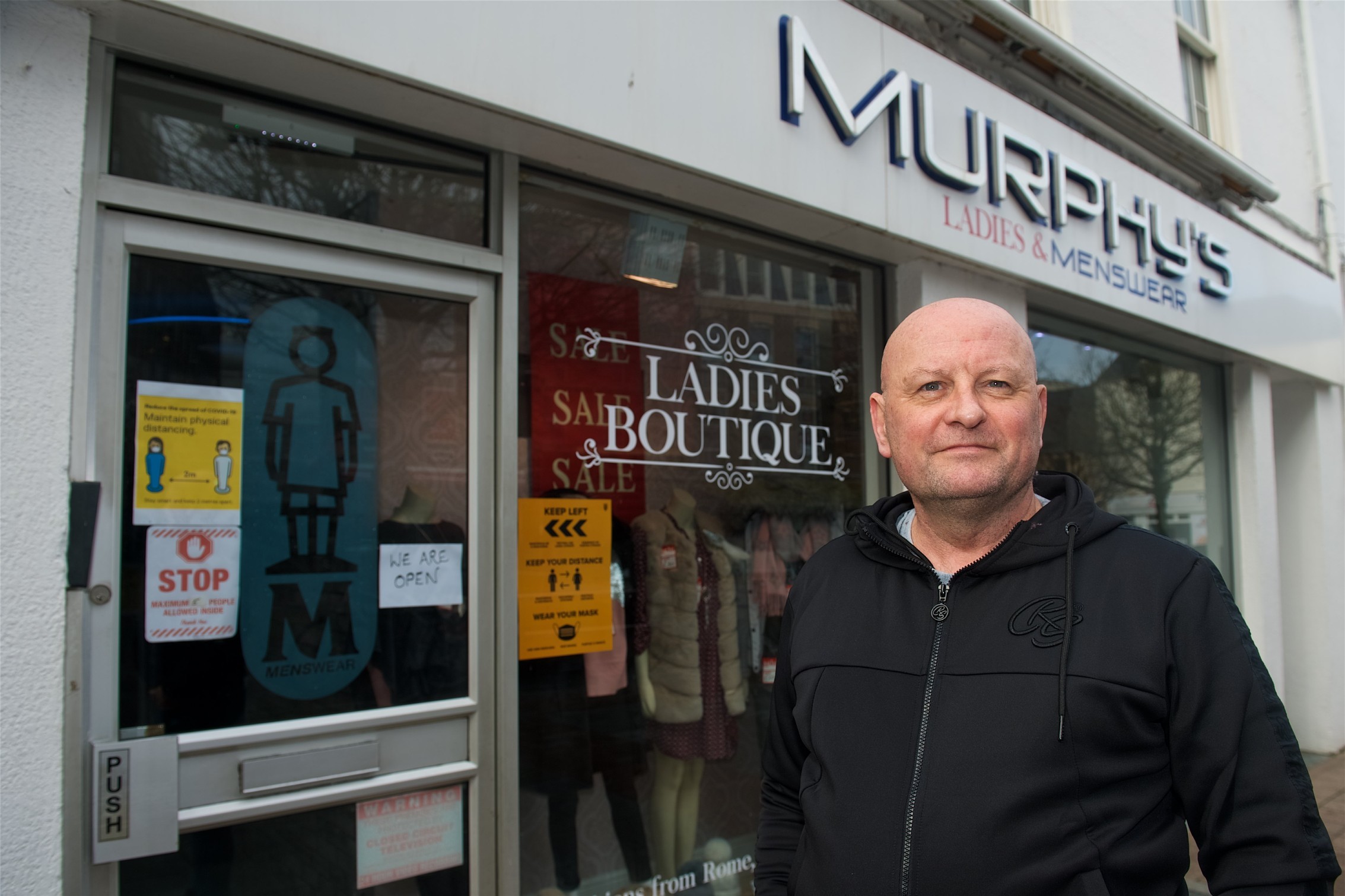 Tim Murphy, owner of Murphy's in Bath Street. Picture: ROB CURRIE. (30159422)