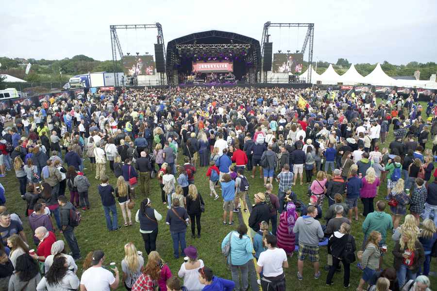 Large crowds at Jersey Live 2014
