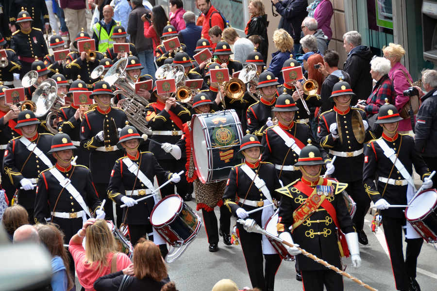 The Band of the Island of Jersey will provide a full sound during the opening ceremony