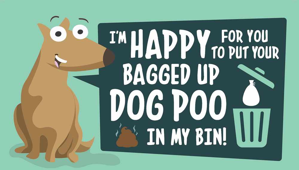 Islanders are being encouraged to offer the use of their bins to dog walkers