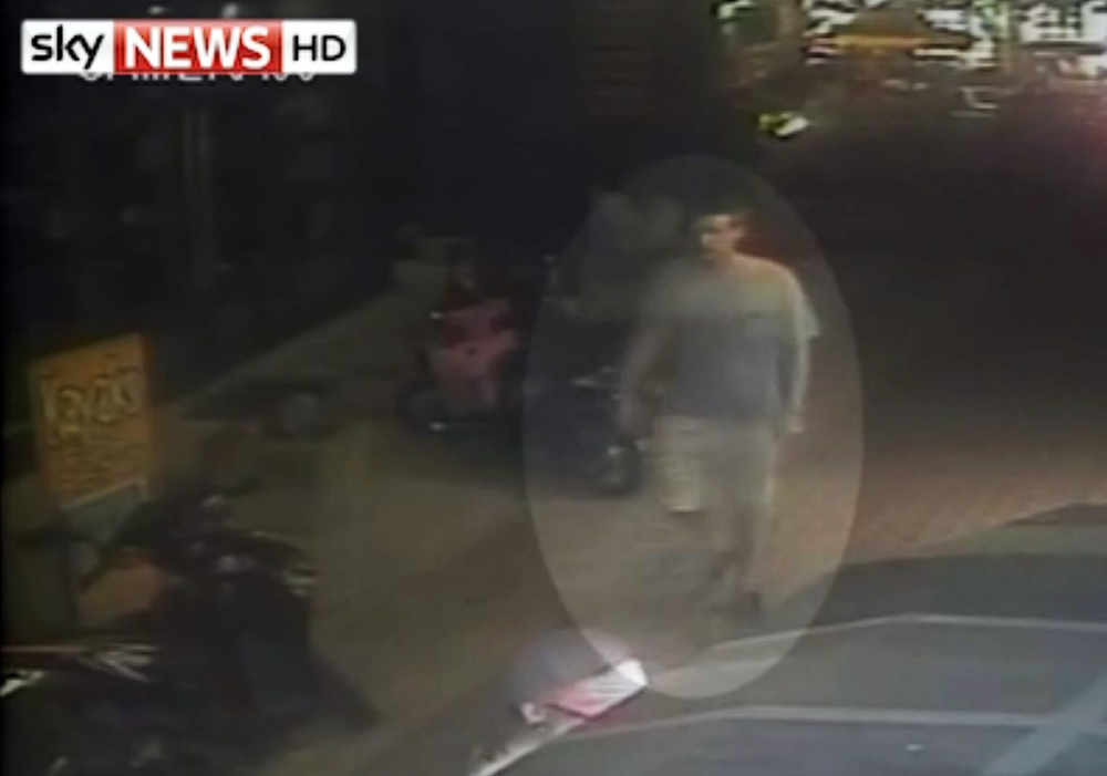CCTV footage of David Miller on the night he was murdered