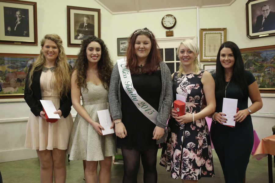 Miss Trinity, Ani Keogh (centre), with, from left, Nicolle Maltwood, Bryony O'Hare, Keeley Smythe and Jamie-Lee Morgan