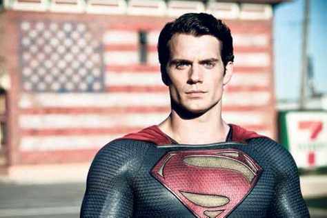 Henry Cavill in the title role of Superman