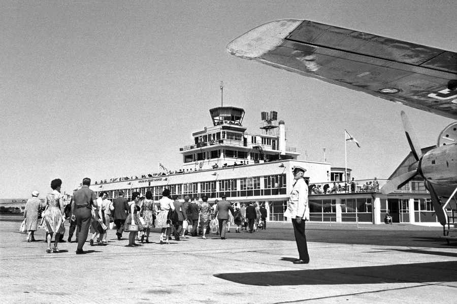 Nearly 17,000 passengers passed through Jersey Airport in June 1962 - a record number of arrivals and departures at the time