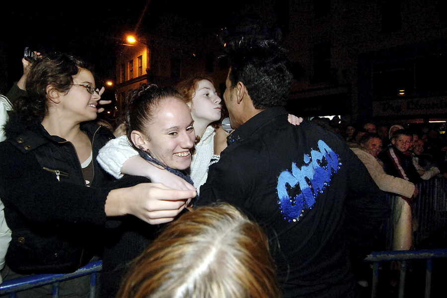 It was Chico time in 2006 when X-Factor runner up Chico visited the Island to switch on the town Christmas lights