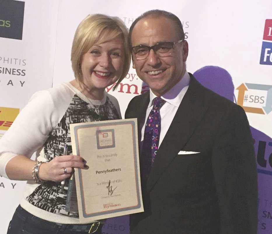 Penny Downes and Theo Paphitis