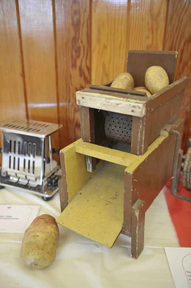 A mincer used to make potato flour