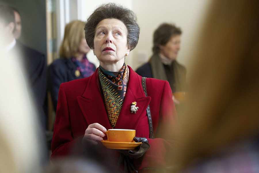 Princess Anne takes in the impressive sights at the new Jersey Youth Centre at St James
