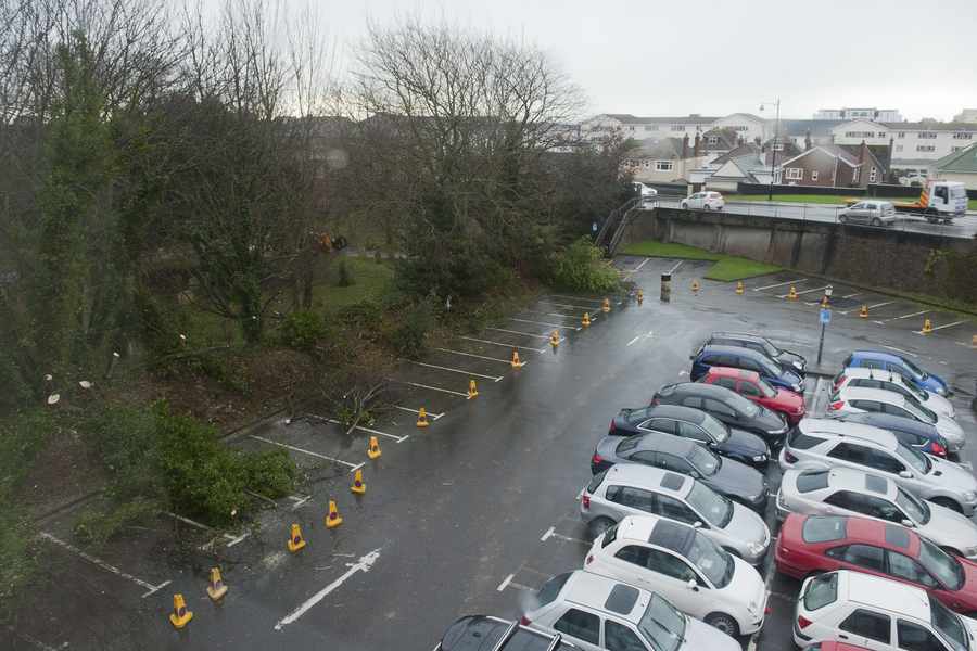 Work has started on prerparing the Green Street car park for the building of the new police station.