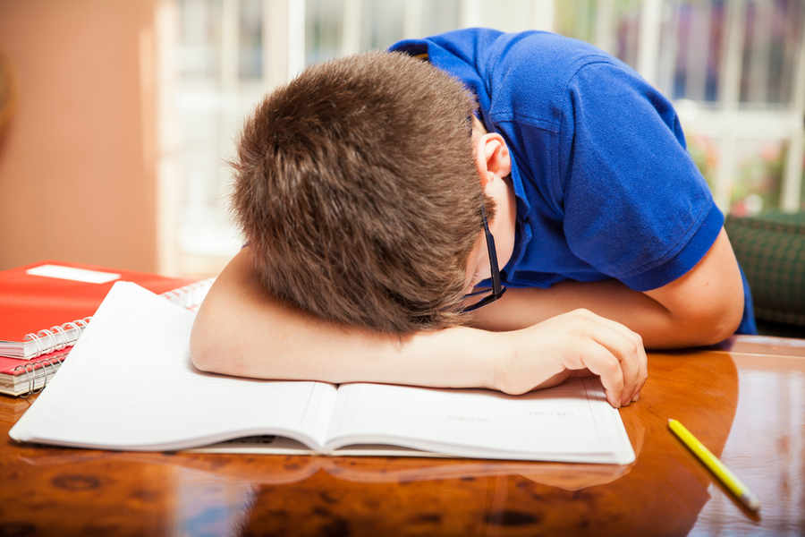 Are local students being given too much homework, or just the right amount?