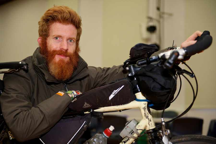 Sean Conway has completed several challenges, including cycling round the world
