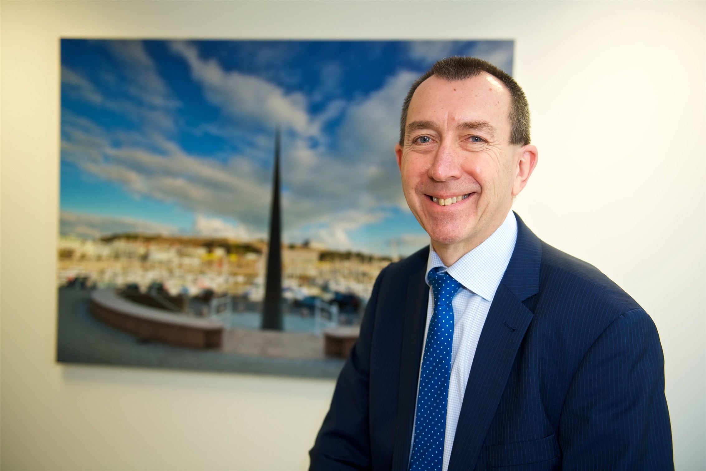 Martin Holmes, president of the Jersey Construction Council. Picture: ROB CURRIE. (32219789)