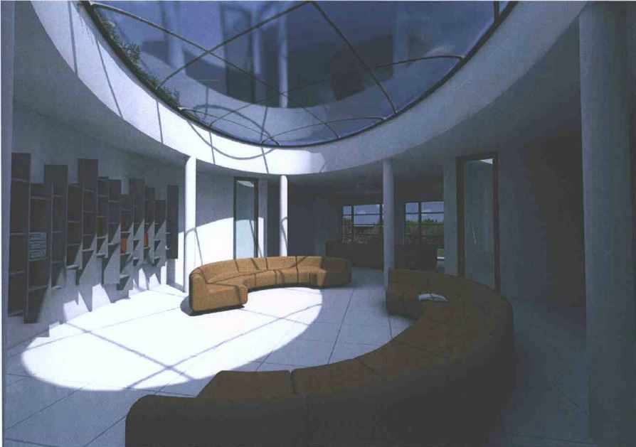 An artist's impression of the ground floor of the extension