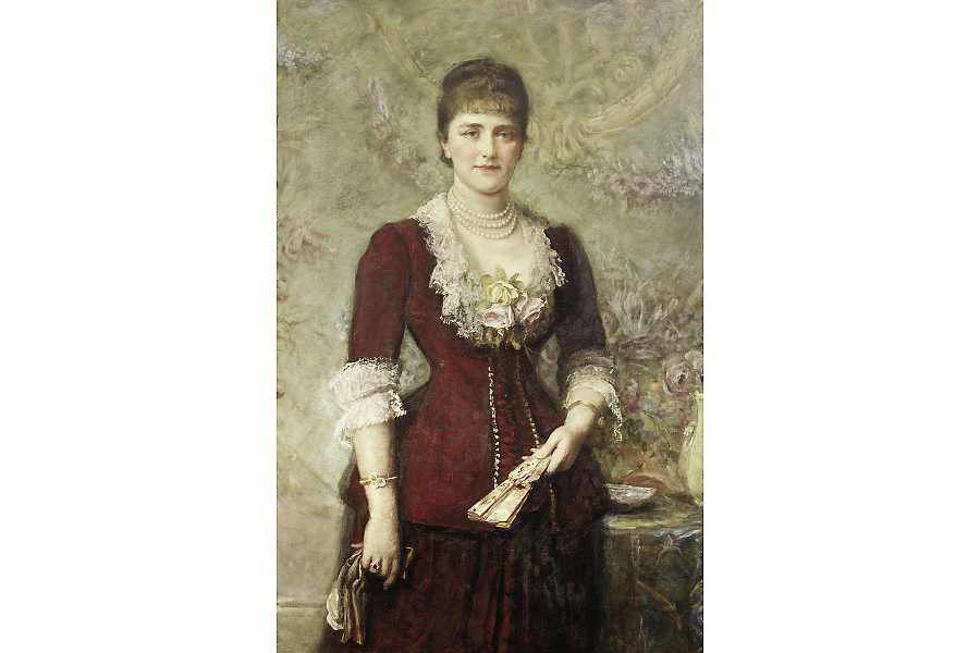 Jersey artist Sir John Everett Millais's 'best portrait of a lady'. The subject was Lucy Stern