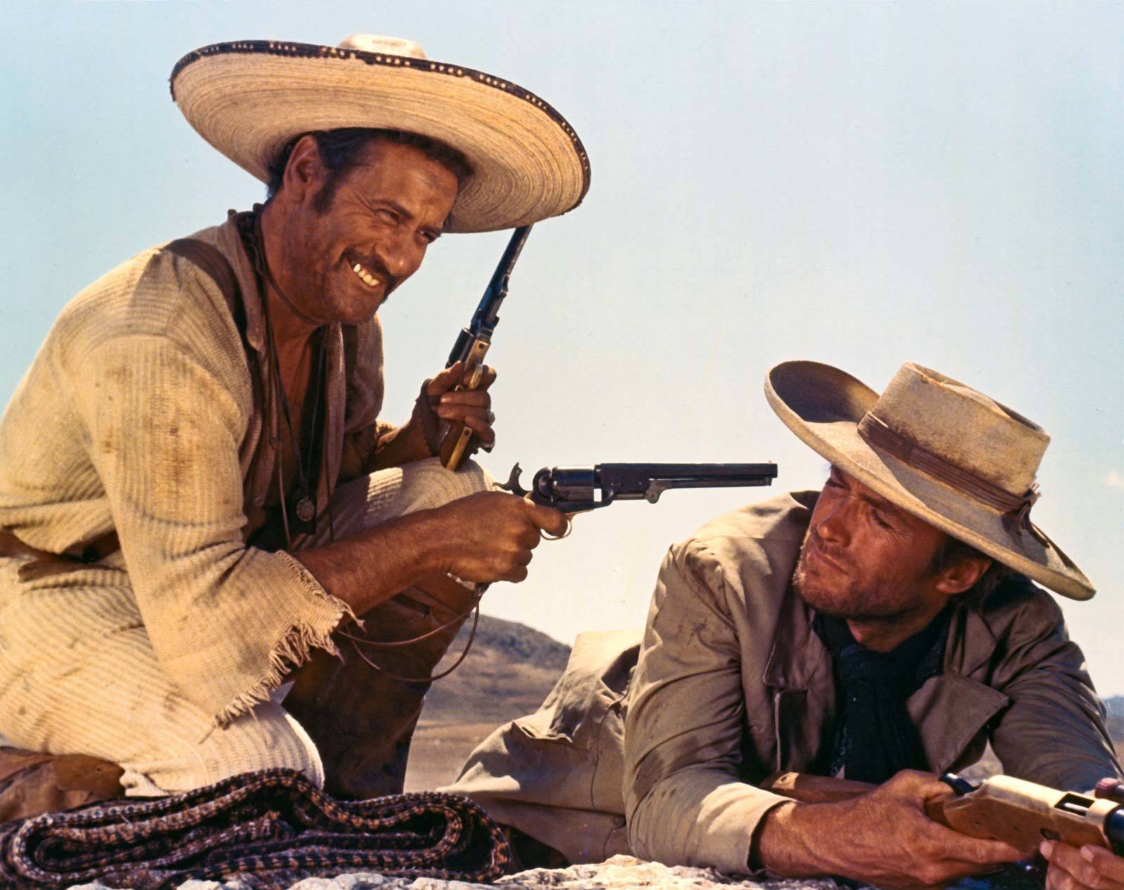 Eli Wallach and Clint Eastwood in The Good, the Bad and the Ugly (28832087)