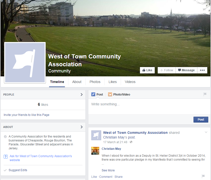 The group's Facebook page