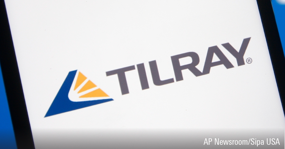 Tilray corporate logo.
