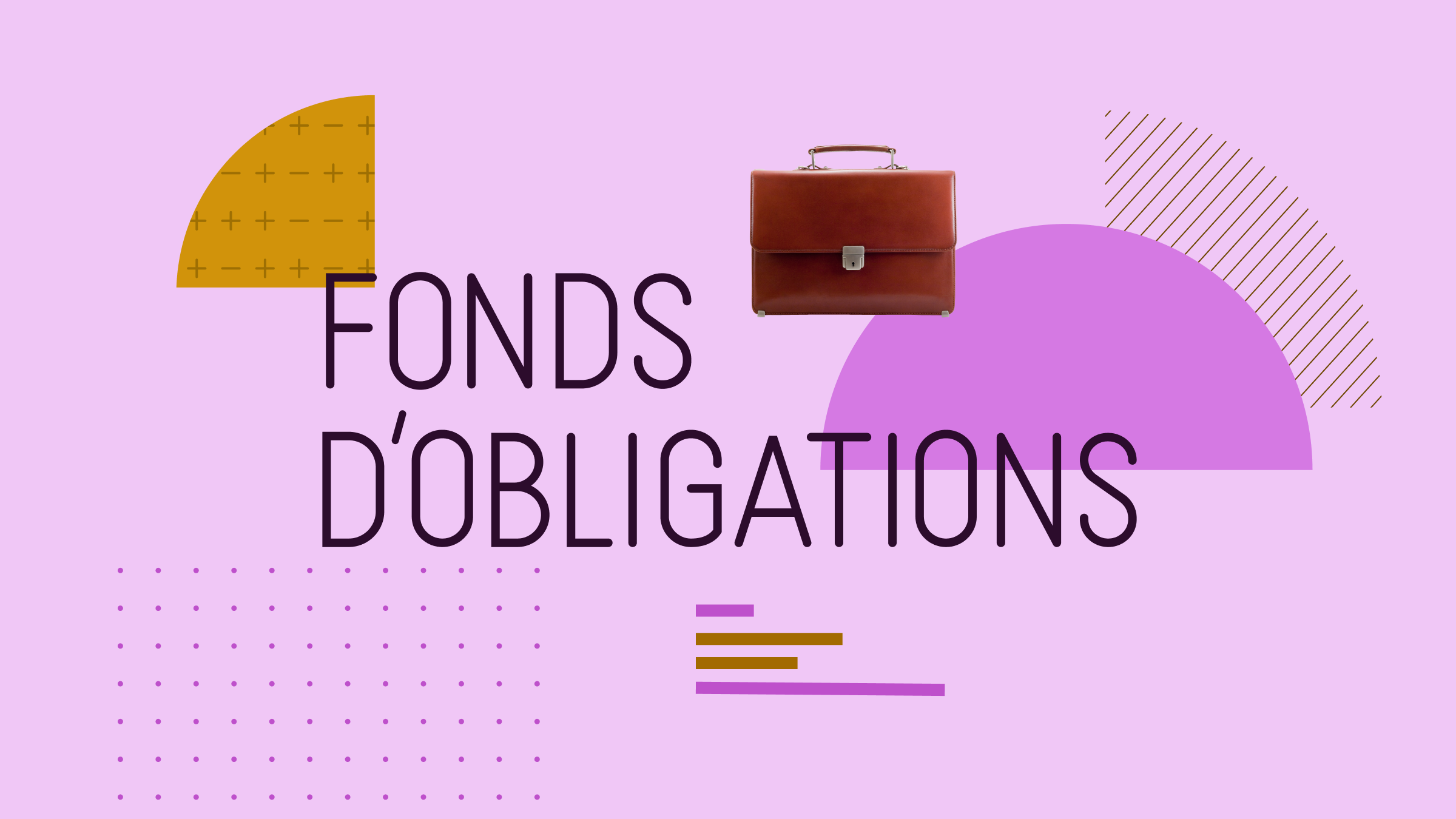 Collage illustration with the text "Bond Funds" at the center and a portfolio and graphical elements in the background.