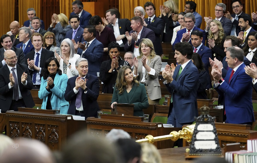 Freeland presenting 2023 Canadian budget