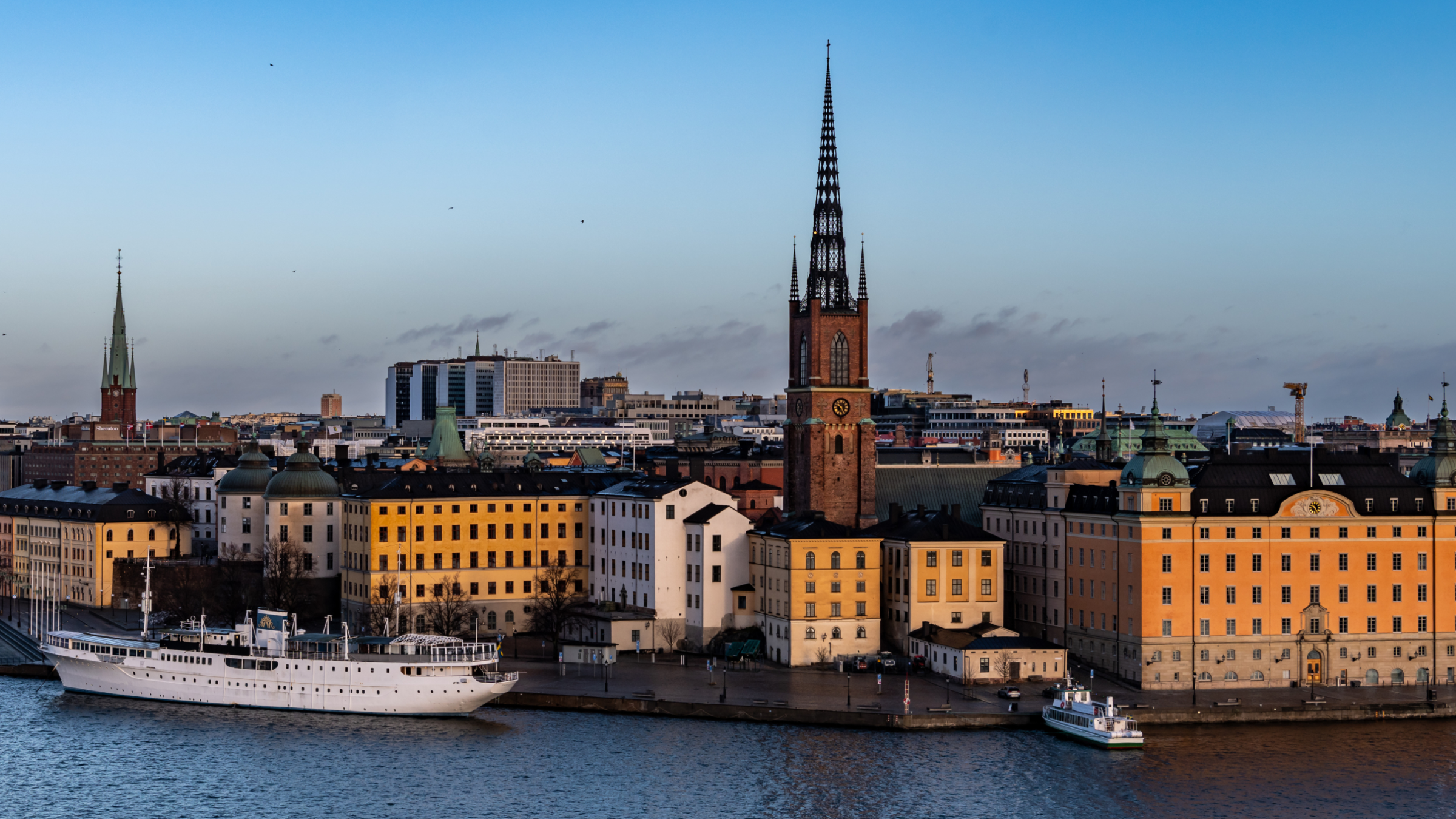 Skyline of Stockholm, Sweden.
