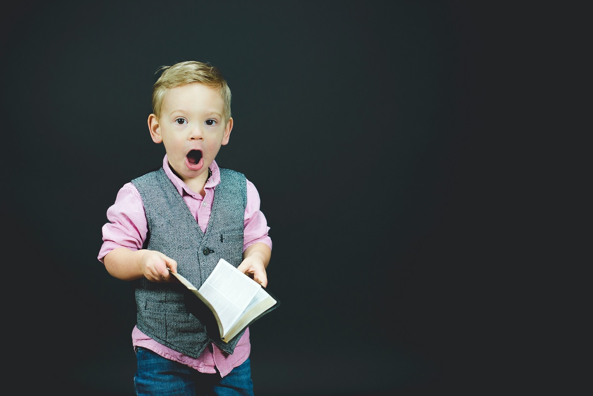 Surprised kid