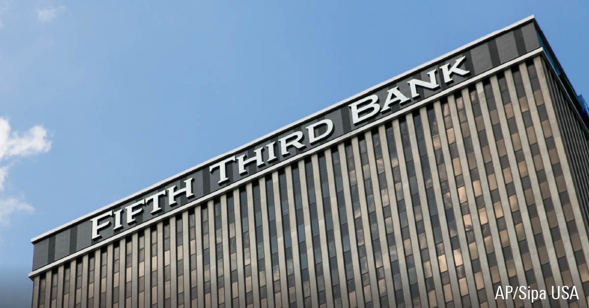 Fifth Third Bank sign on building