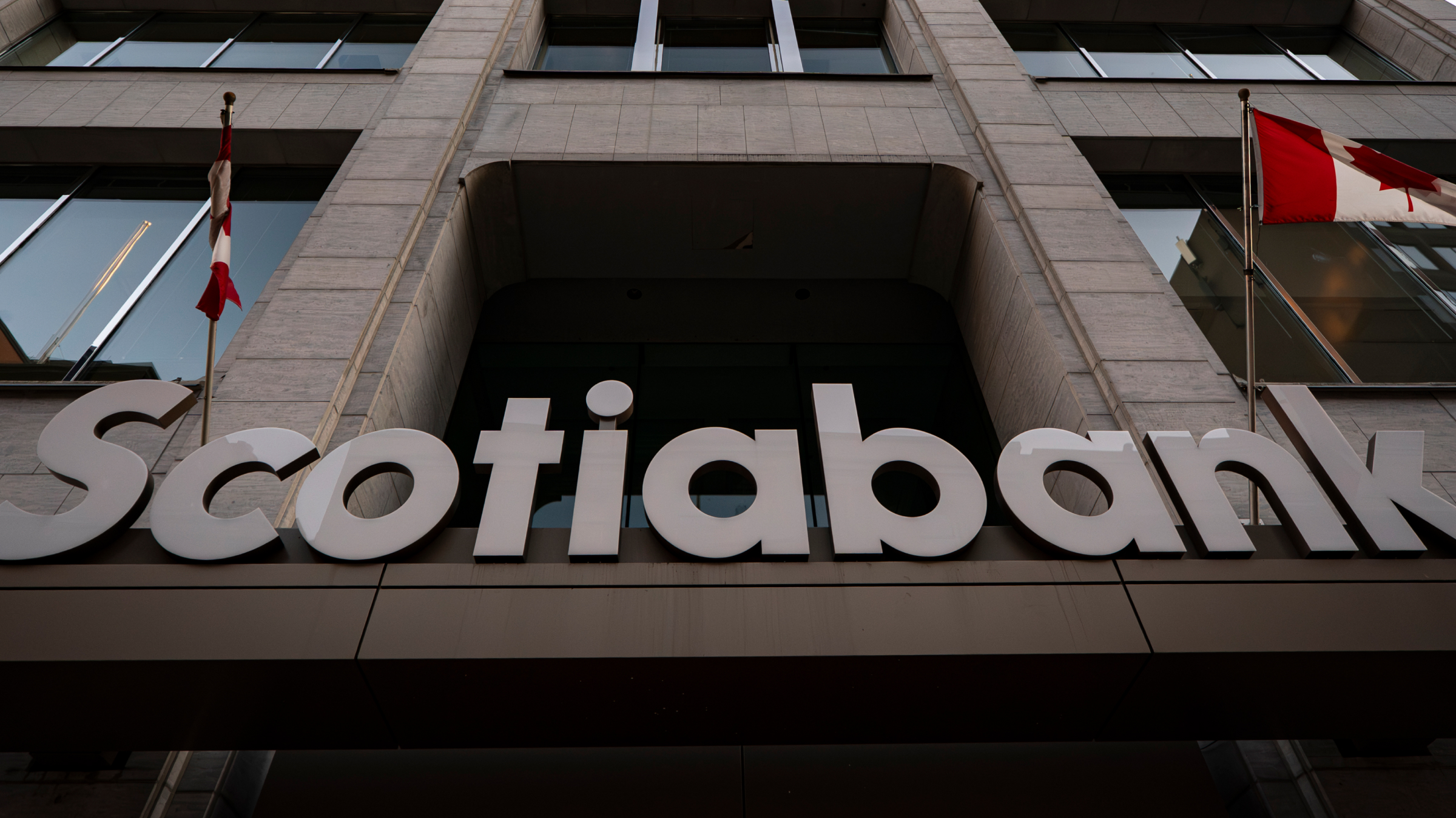 A Scotiabank branch in Ottawa, Ontario, Canada.