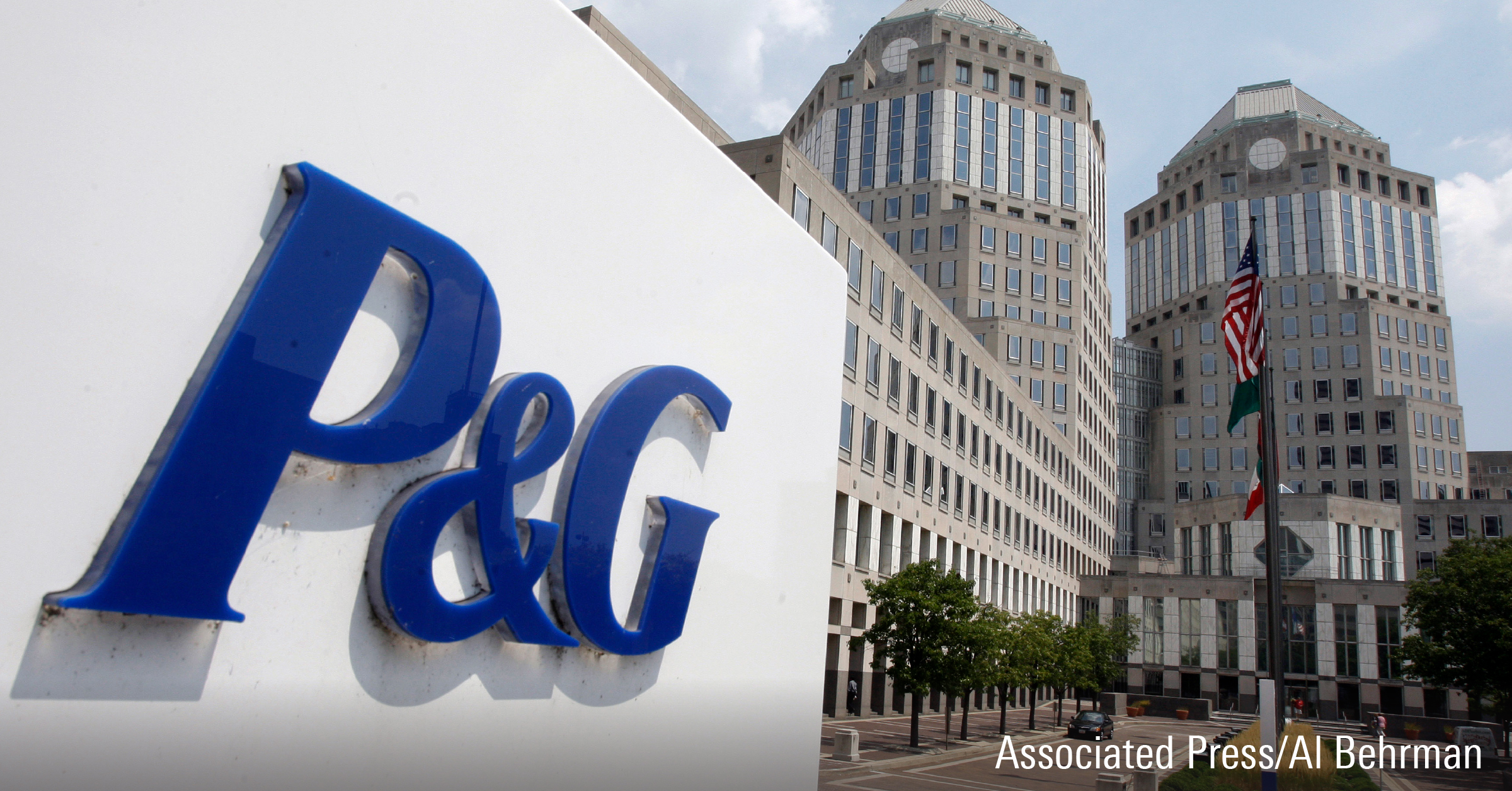 The Procter & Gamble Co., headquarters building is shown in Cincinnati