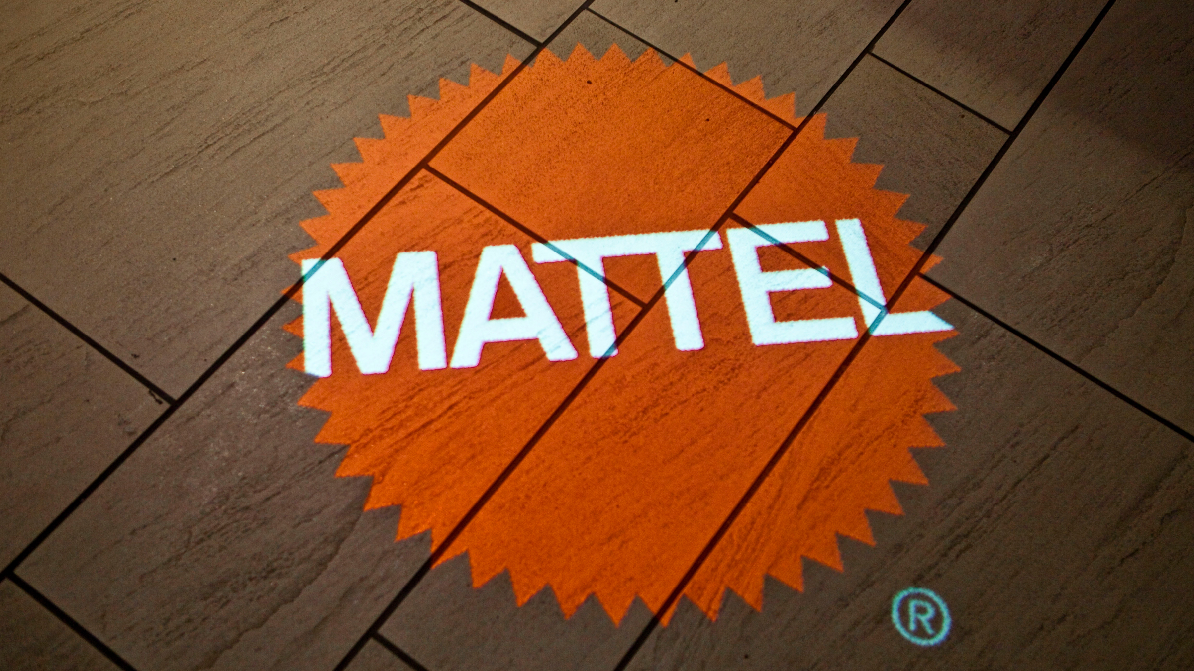A general view of the Mattel Inc. logo.