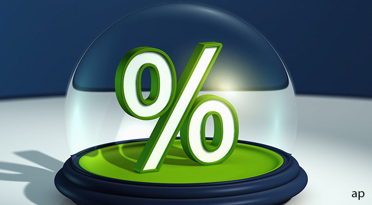 green percentage symbol