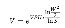 formula for detailed value