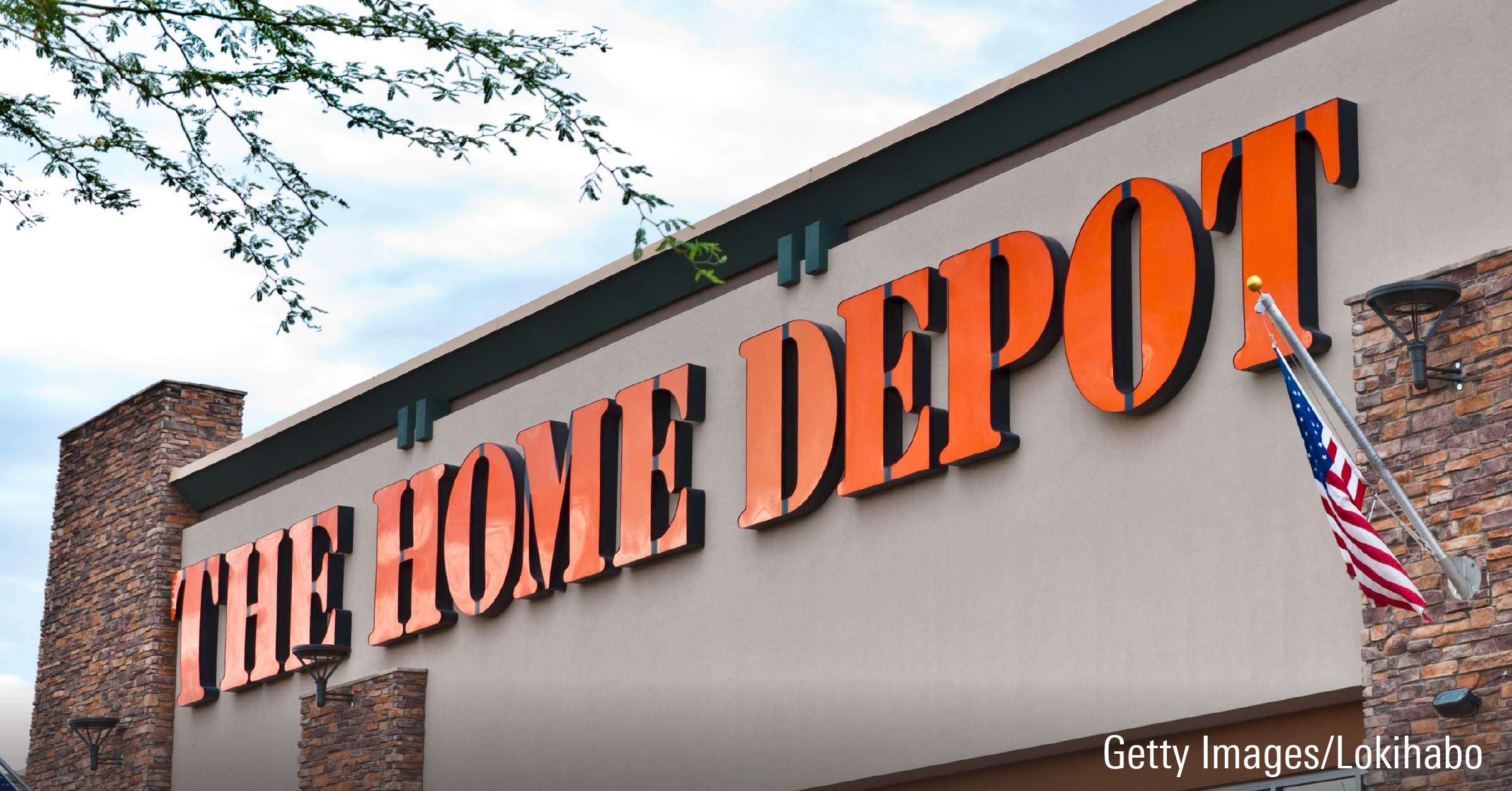 Inside View of a Home Depot Retail Store Editorial Stock Image