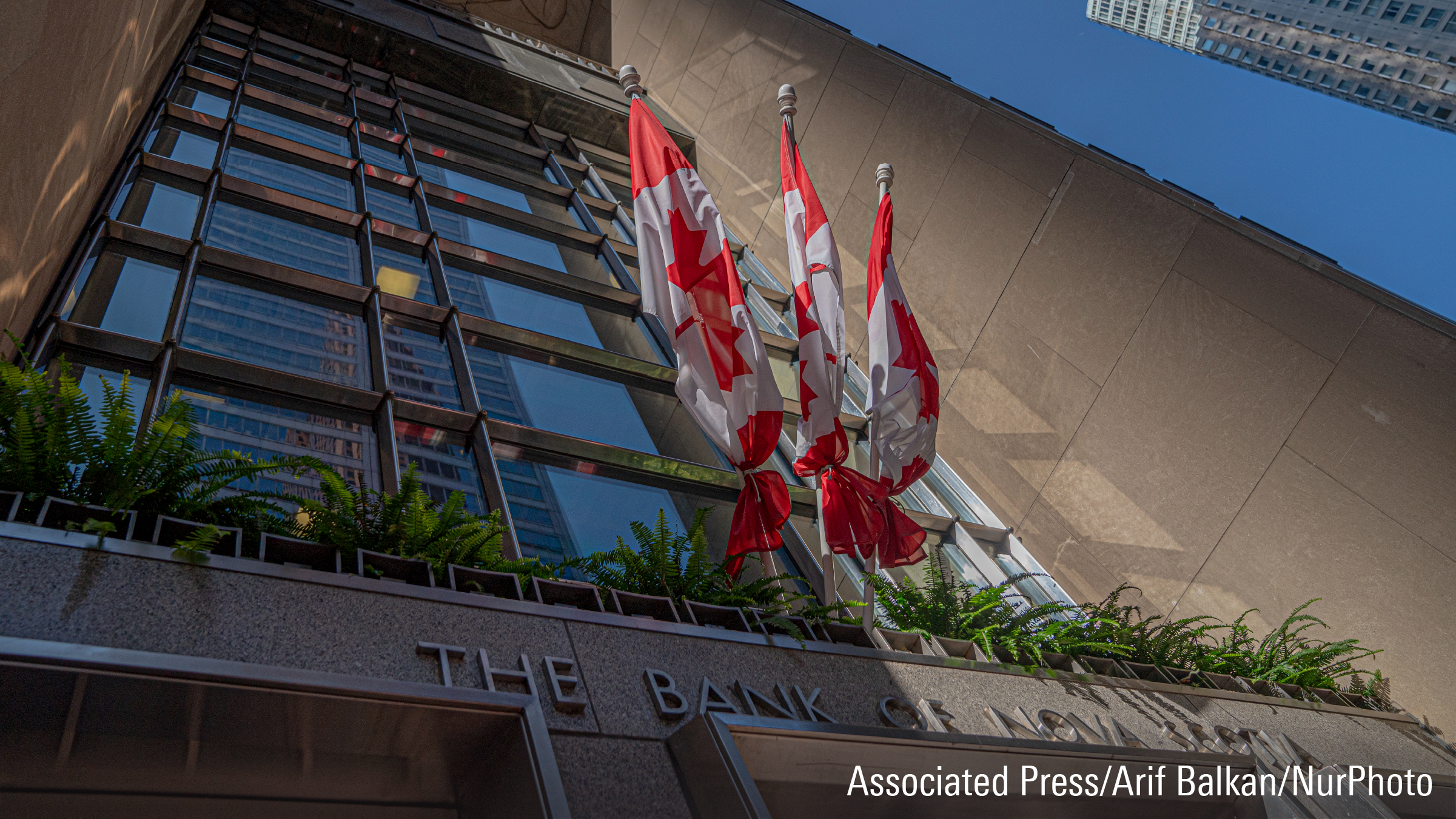 The Bank of Nova Scotia building is seen in Toronto, Canada on September 19, 2023.