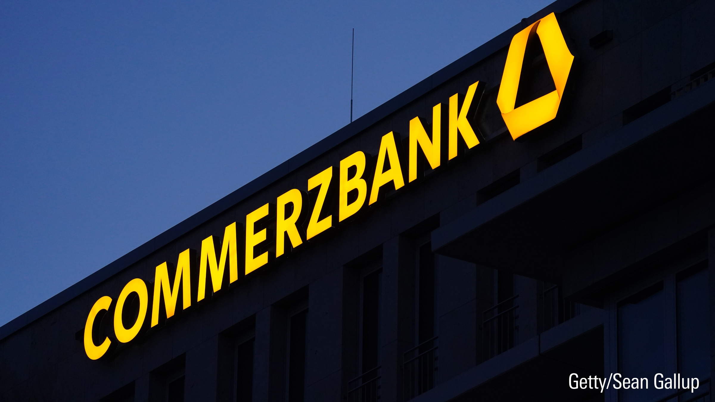 Eine Filiale der Commerzbank am 11. März 2021 in Berlin, Deutschland.