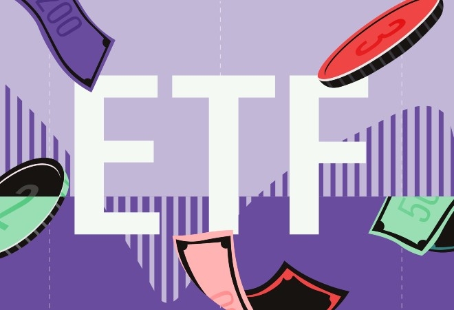 abstract image with the letters &apos;ETF&apos;