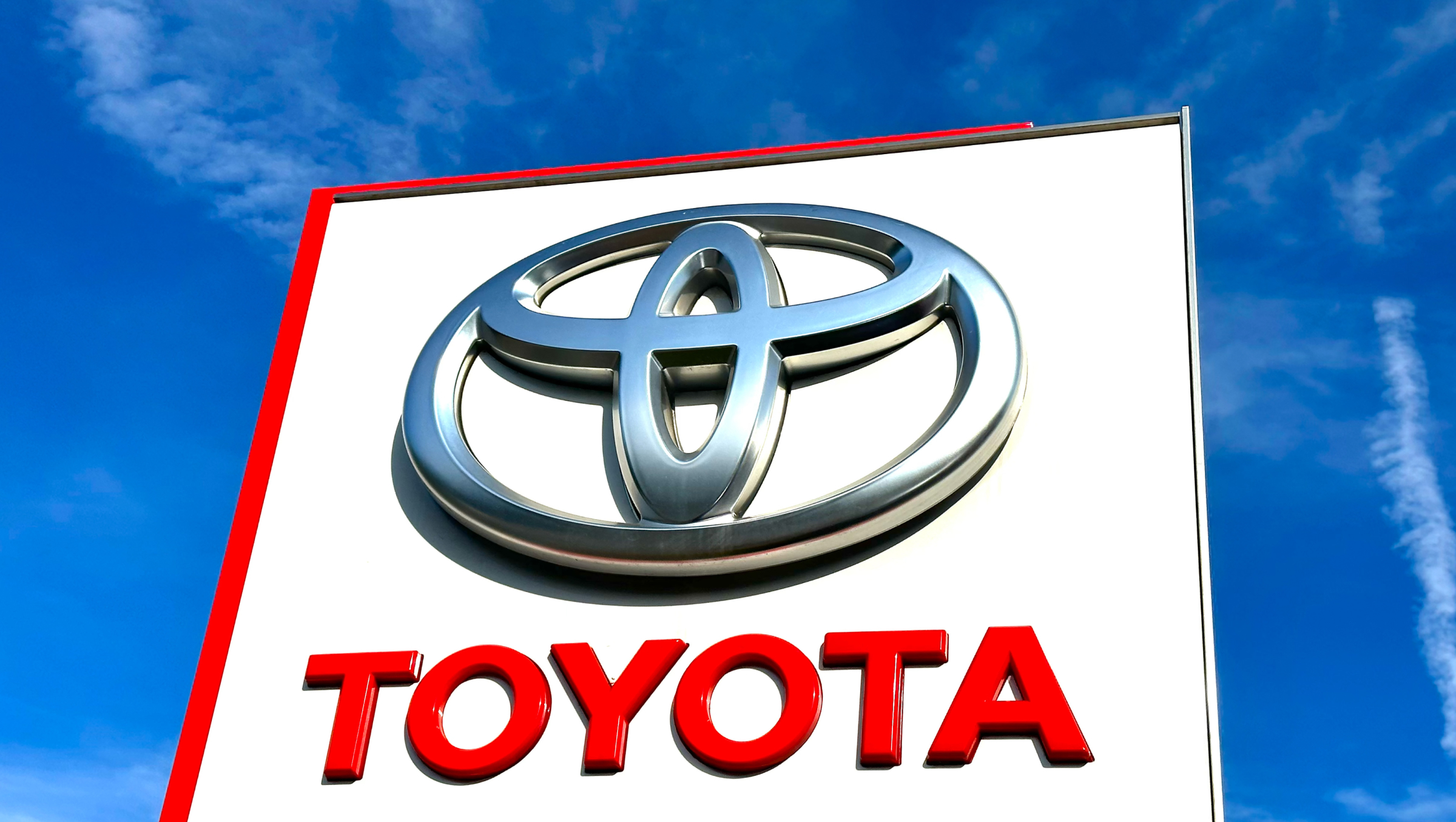 Toyota External Logo Sign.