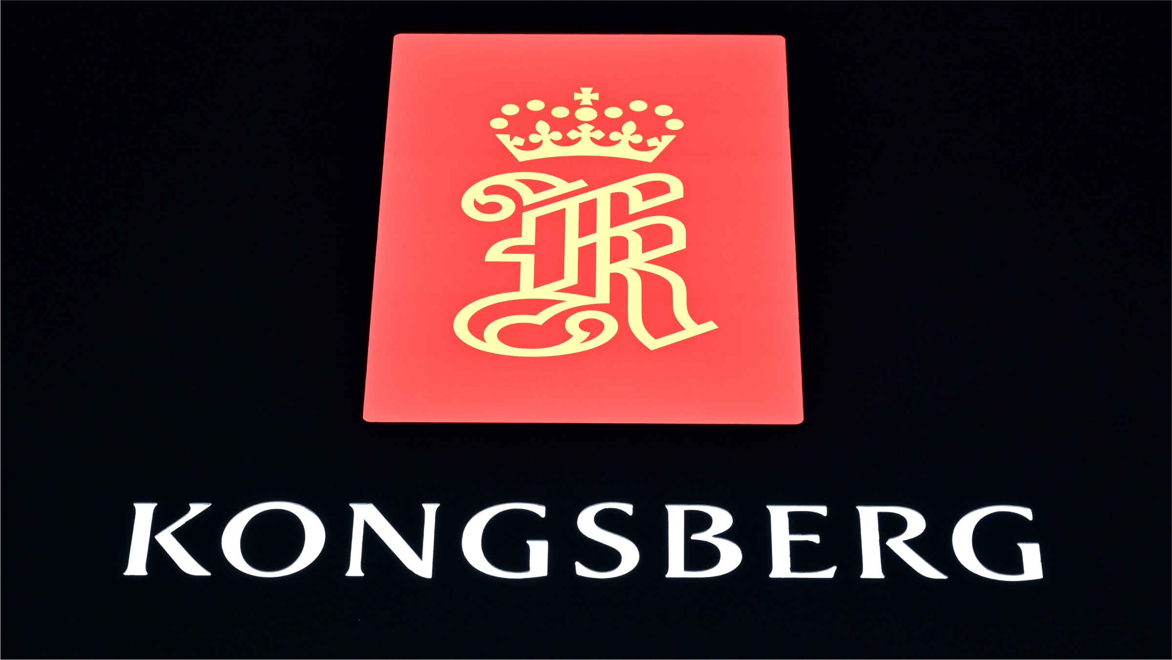 The Kongsberg company logo is displayed.