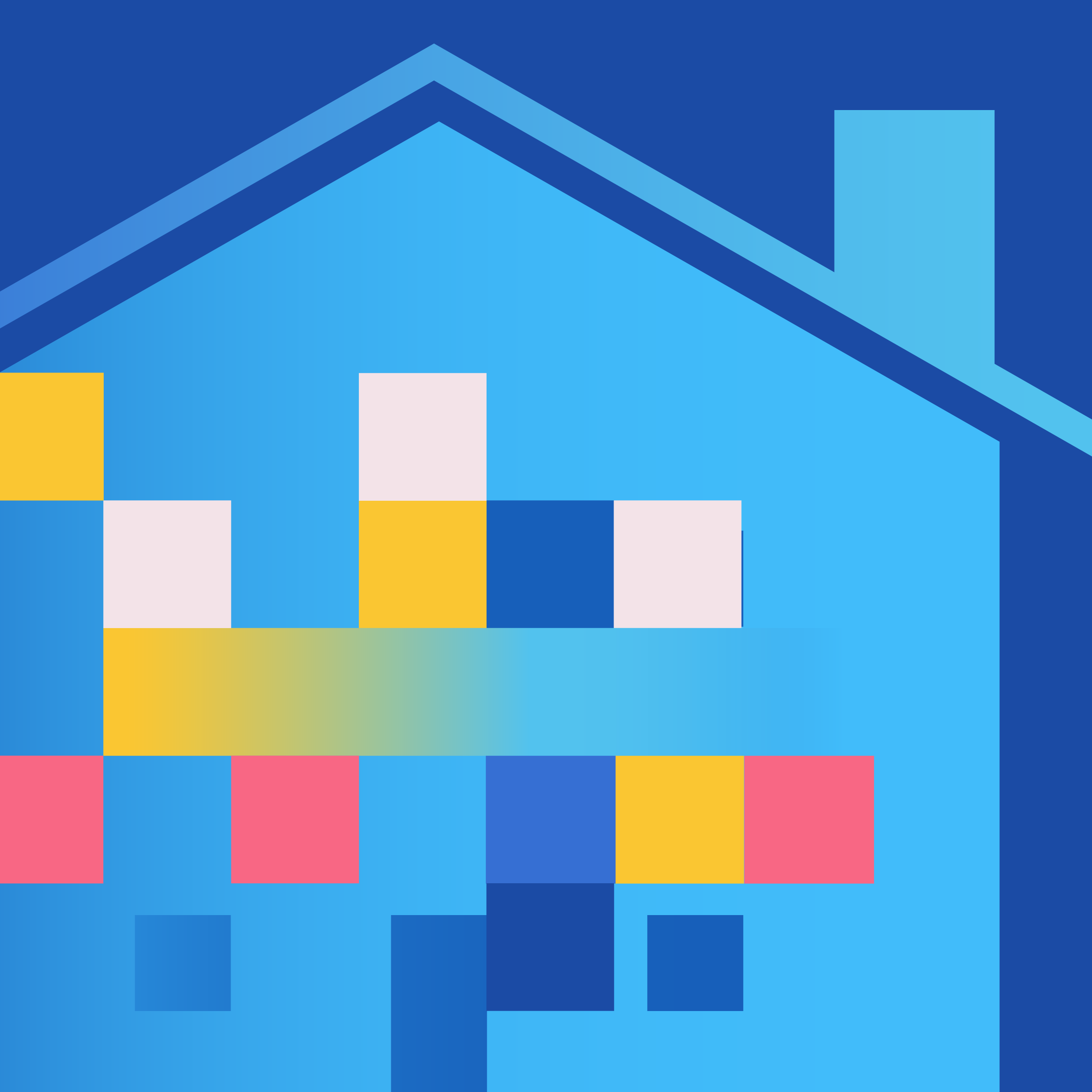 House pixelated illustration