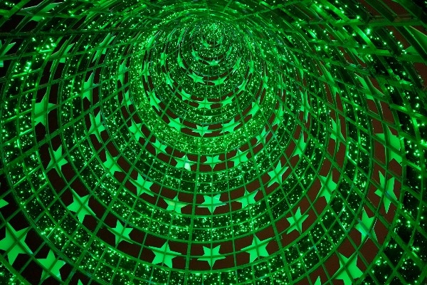 A Christmas installation in Lisbon, Portugal