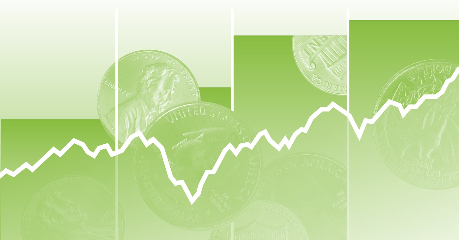 Coins on charts