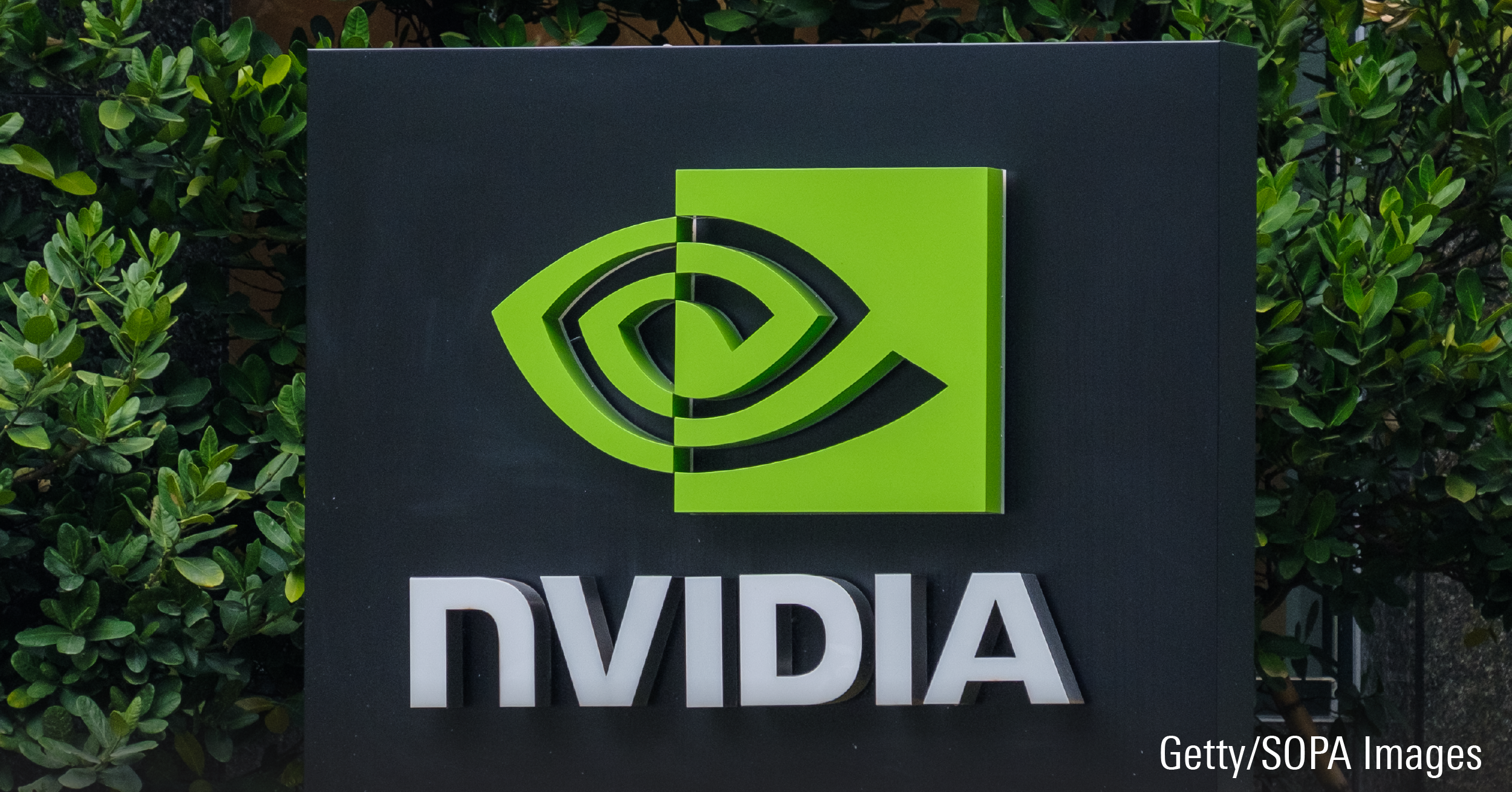 2021/03/30: Amerikanisches multinationales Technologie-Unternehmen mit Sitz in Delaware, Nvidia-Logo in Taipeh gesehen.
