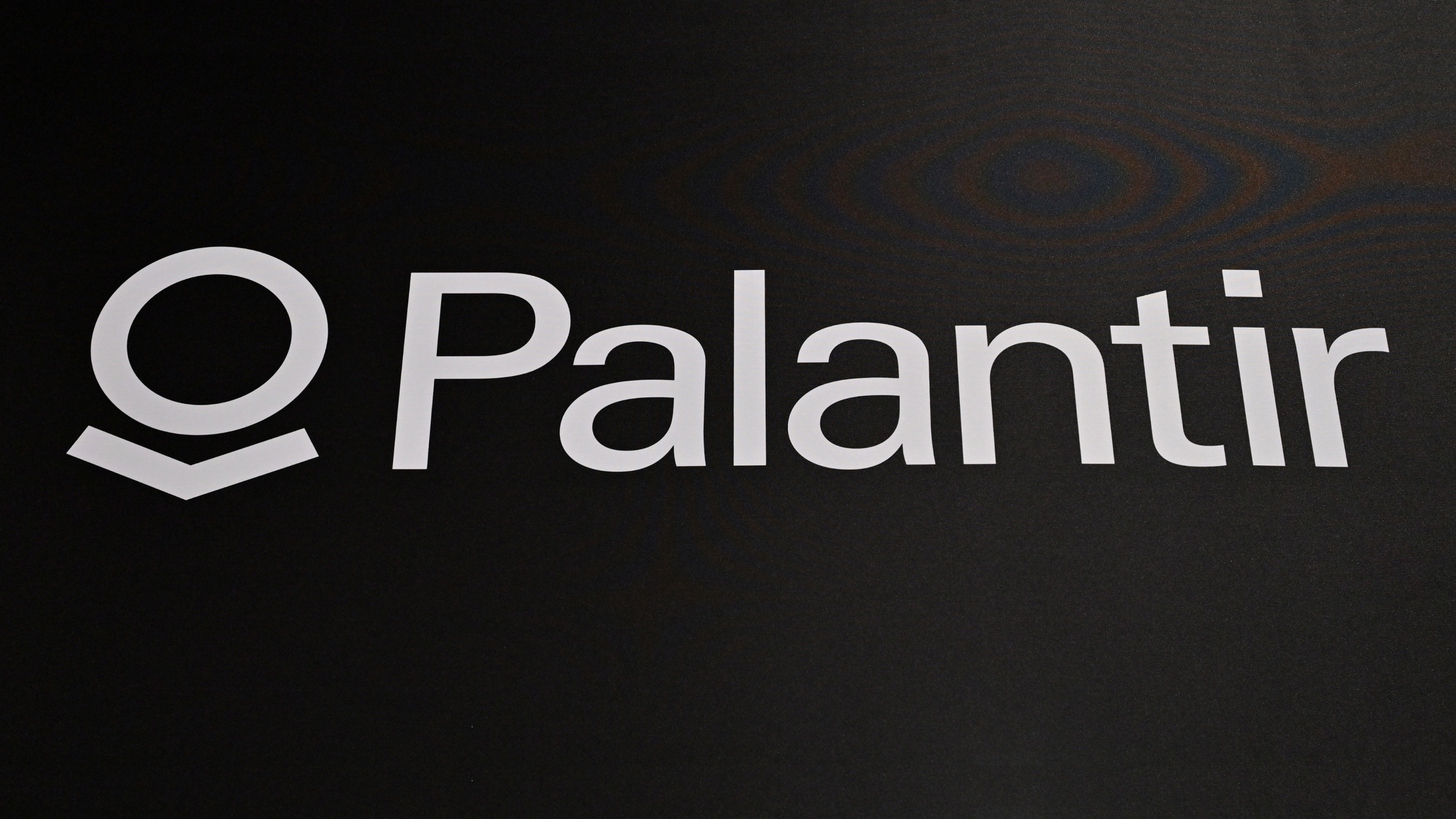 Signage of the Palantir logo.