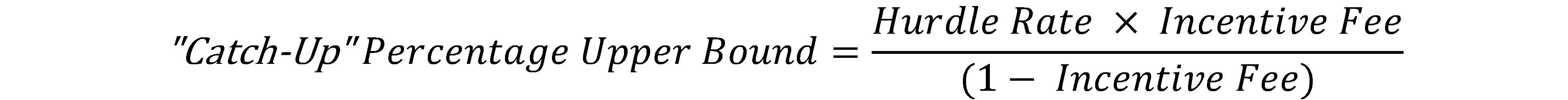 This is an exhibit showing the equation for the upper bound of the